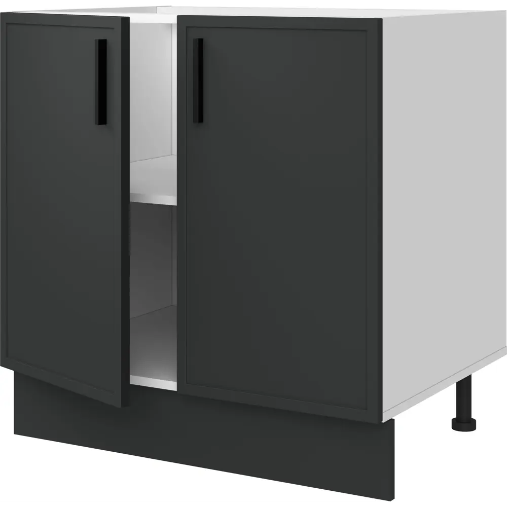 Напольный шкаф Hepo 80x82.5x58 см KONSENSA ЛДСП цвет серый Неро STLM-2178421 - Вид №3