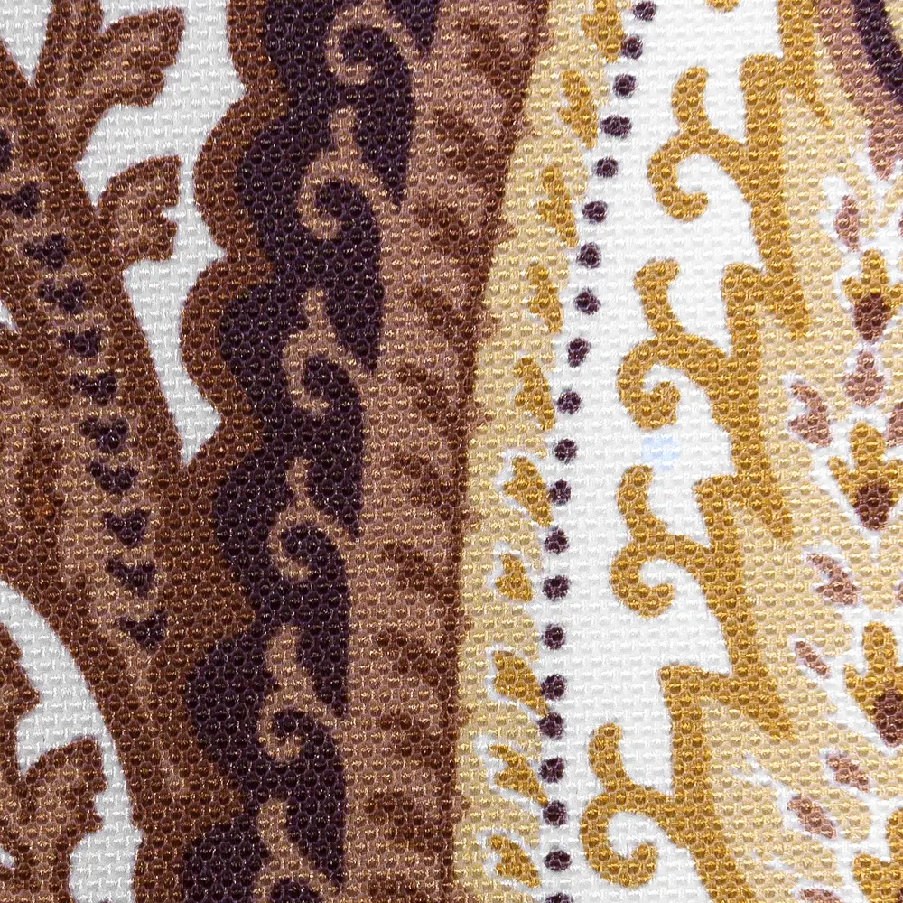 Штора на ленте «Огурцы» 145х180 см полиэстер цвет коричневый SEASONS STLM-2124112 - Вид №2