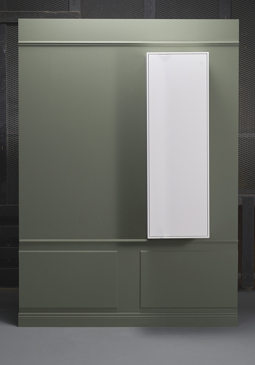 1590280 Крайный Высокий Шкаф Белый, Открываемый От Пуска Hafa  Белый 