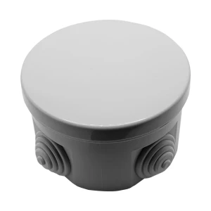 Распределительная коробка открытая Mirkl 90x55 мм 4 ввода цвет серый