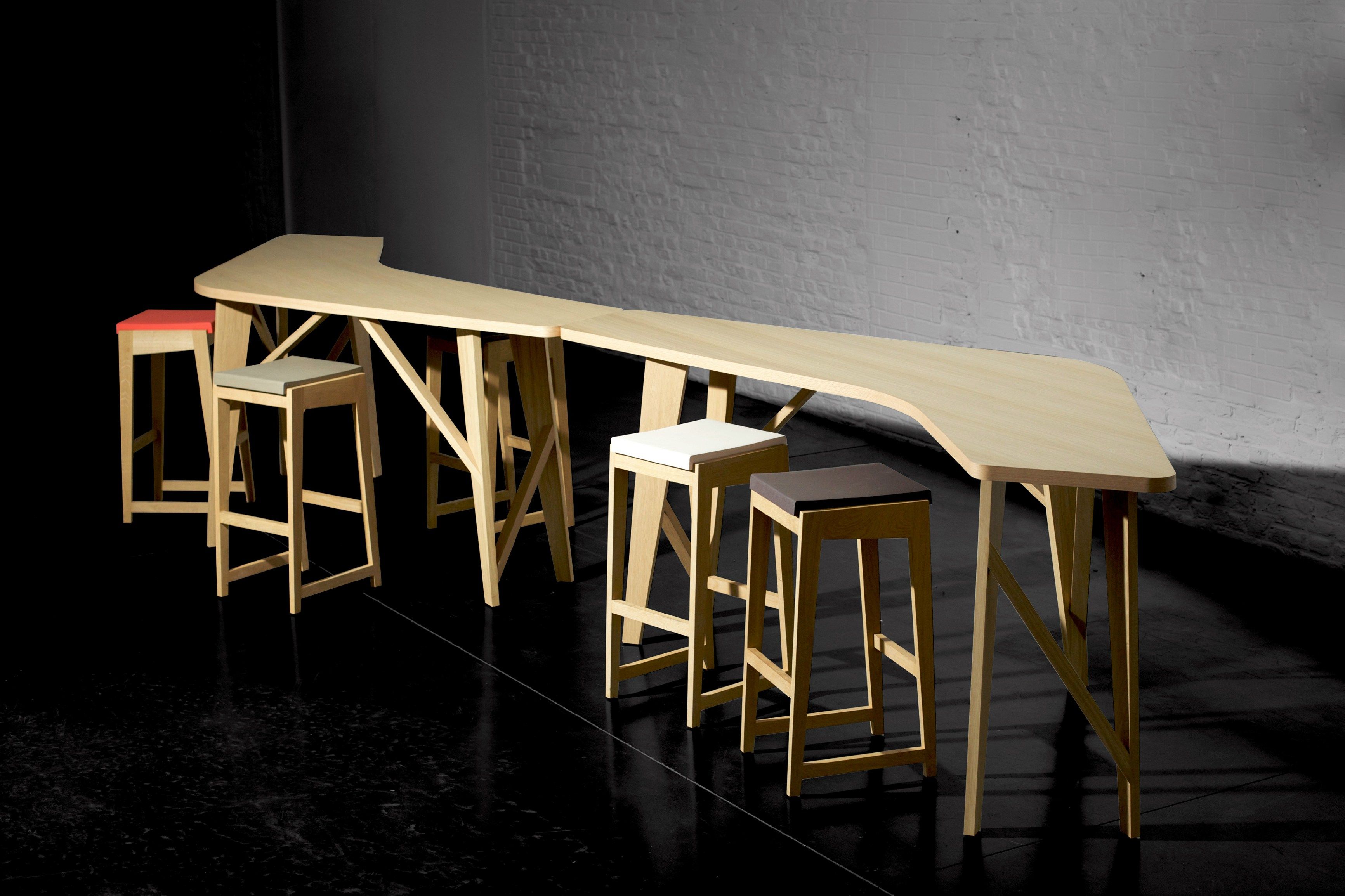 Деревянный барный стул и QM Foam Quinze & Milan номер 26 ARCH-00043203 - Вид №3