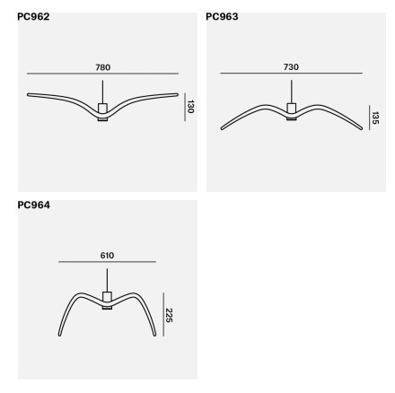 Brokis NIGHT BIRDS PC963 CGC772 CECL149 светильник подвесной 110227 - Вид №3