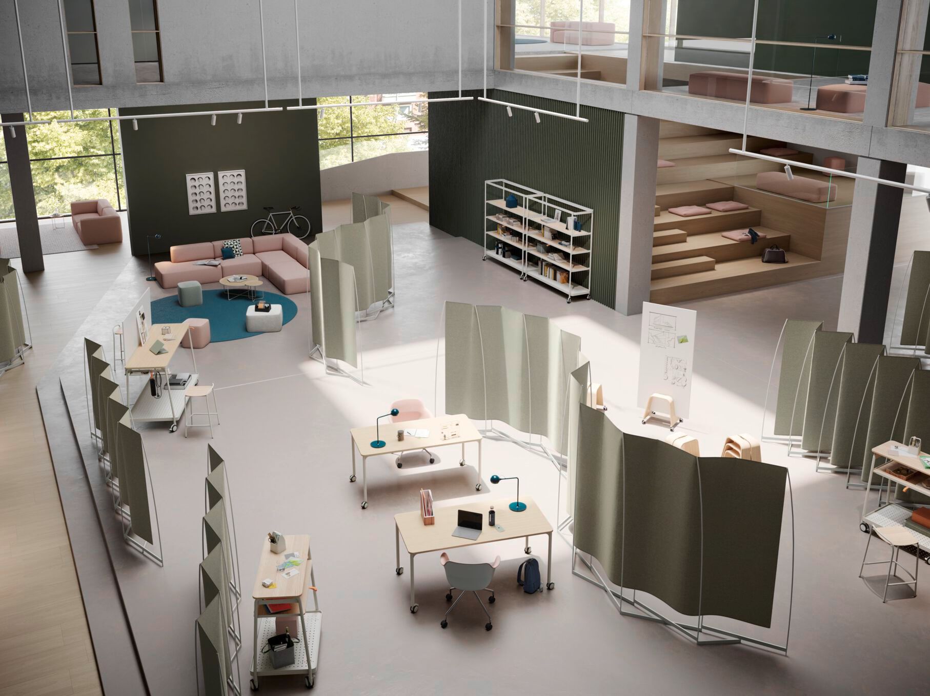 Отдельно стоящая офисная перегородка Brunner foild ARCH-00046917 - Вид №6