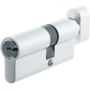 Цилиндр Standers ключ/вертушка 30х40 хром,TT-CANB3040CR 17264088 STLM-2123576