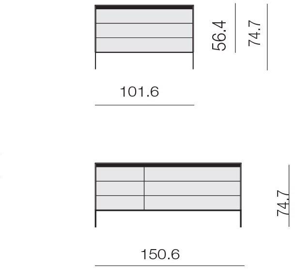 TUMIDEI Лакированный комод Keen sun-id-1353317 - Вид №3