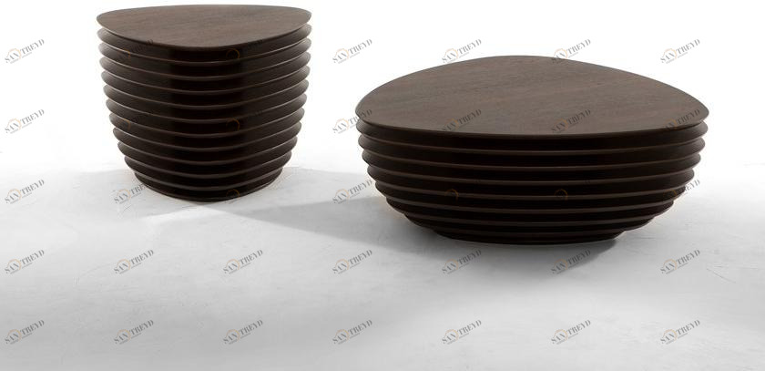 Tonin Casa Треугольный деревянный журнальный столик sun-id-1447066