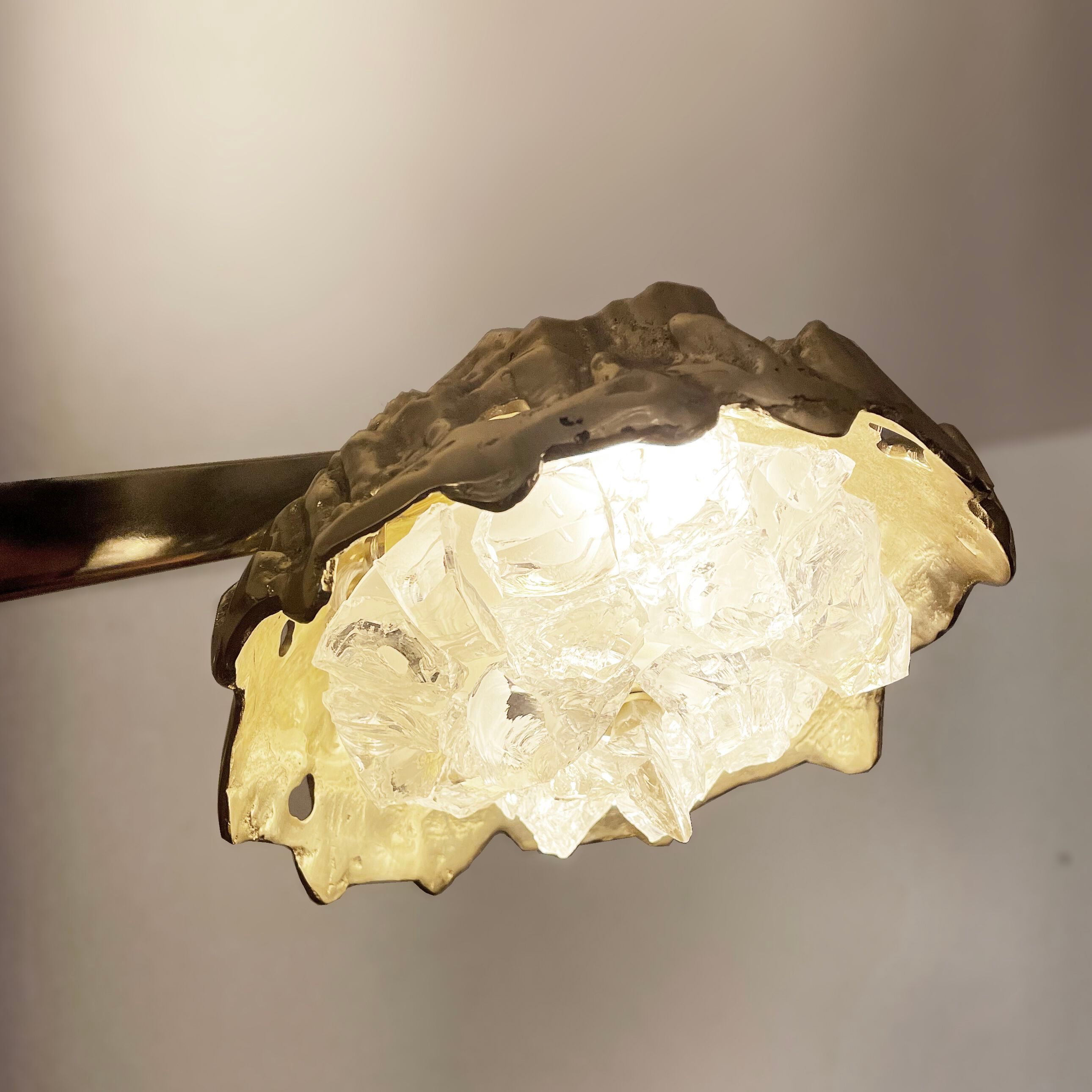 Потолочный светильник из латуни с кристаллами GASPARE ASARO FUSIONE N4 ARCH-00145901 - Вид №2