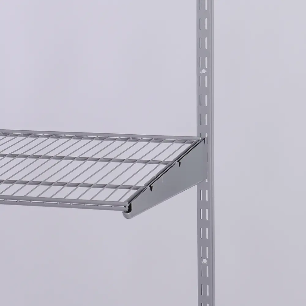 89370215 Прямая полка Larvij 120.6x1x40.6 см сталь цвет алюминий STLM-1094870  - Вид №1