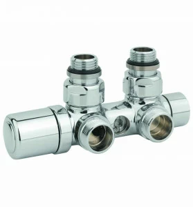 Carlo Poletti V42100B Tермостатический прямой кран для железной трубы.