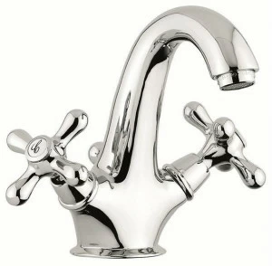 EMMEVI RUBINETTERIE Смеситель для раковины с одним отверстием и автоматическим сливом Decò classic