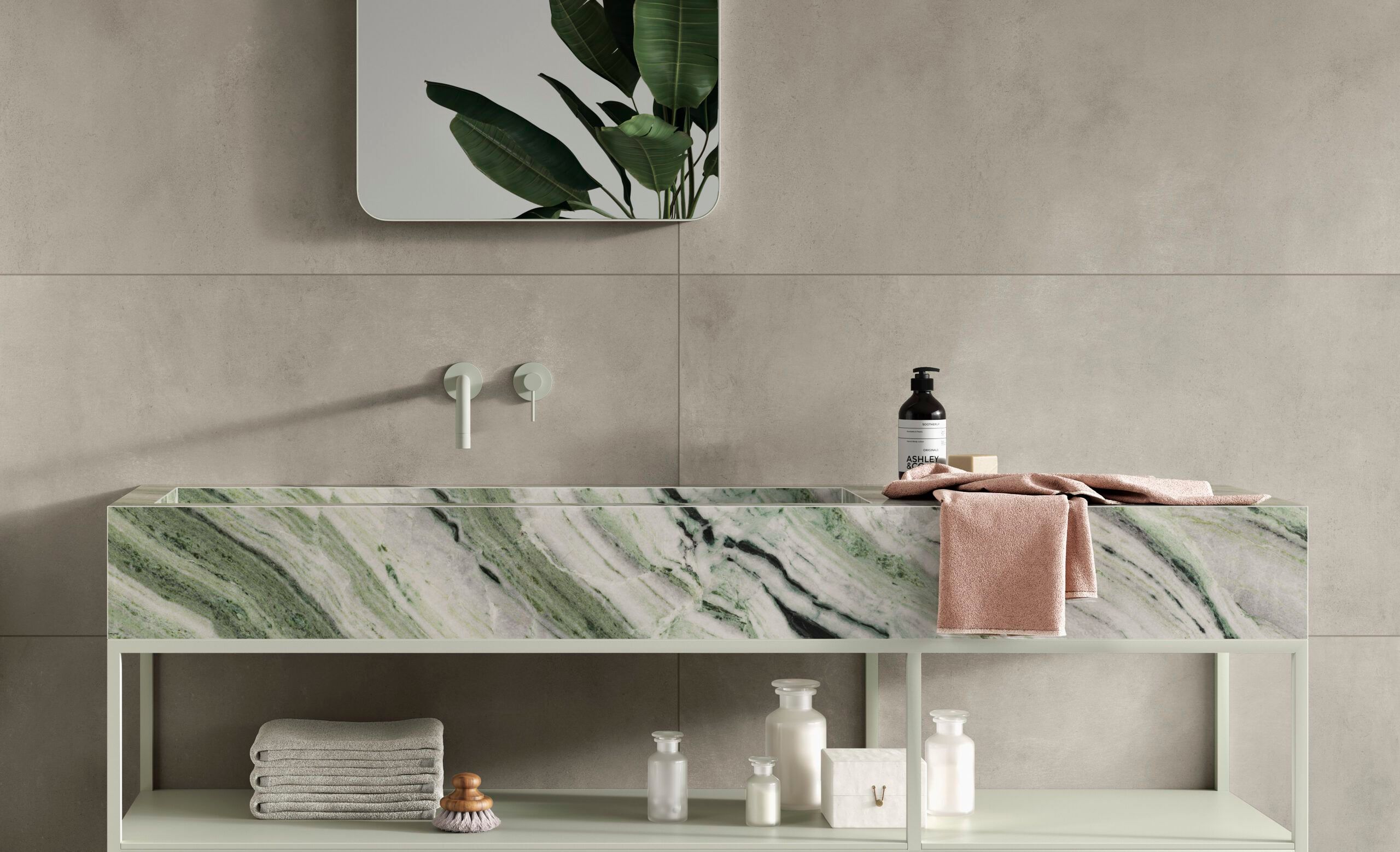 Пол / керамогранит с эффектом цемента CERAMICA FONDOVALLE Homescape ARCH-00015162 - Вид №1