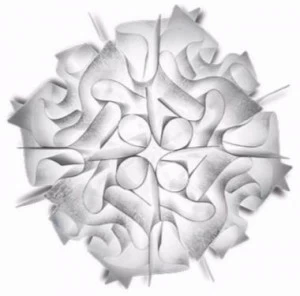 Slamp Настенный светильник / потолочный светильник из opalflex® Veli