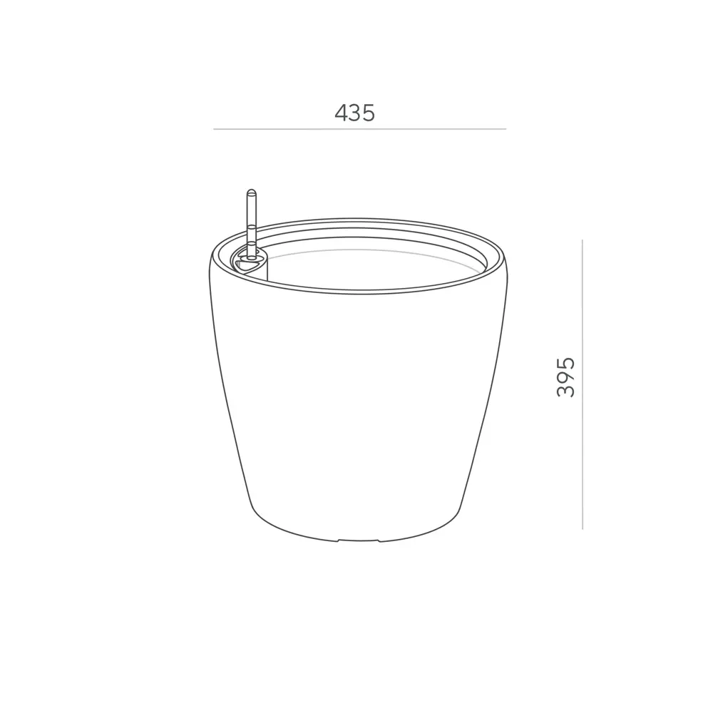 Кашпо для цветов Ola Dom Deluxe 26 л мокко Santreyd STLM-2202134 - Вид №1