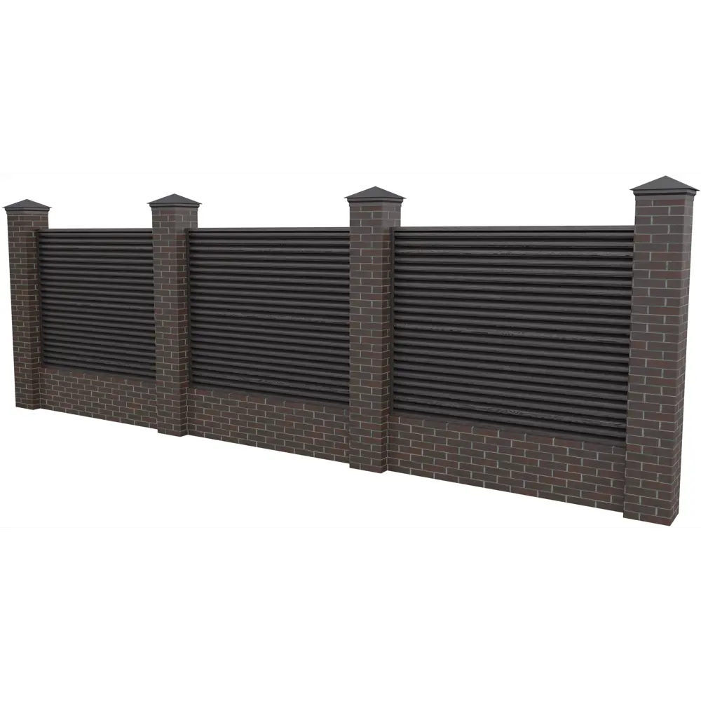 Еврожалюзи Кавказ 2.5x2 м дуб/графит Santreyd STLM-2072729 - Вид №2