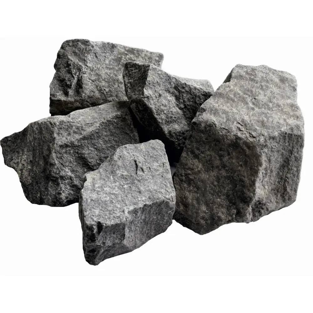 89375296 Камни для бани и сауны Габбро-Диабаз колотый 70-120 мм 20 кг STLM-0940882 Santreyd 