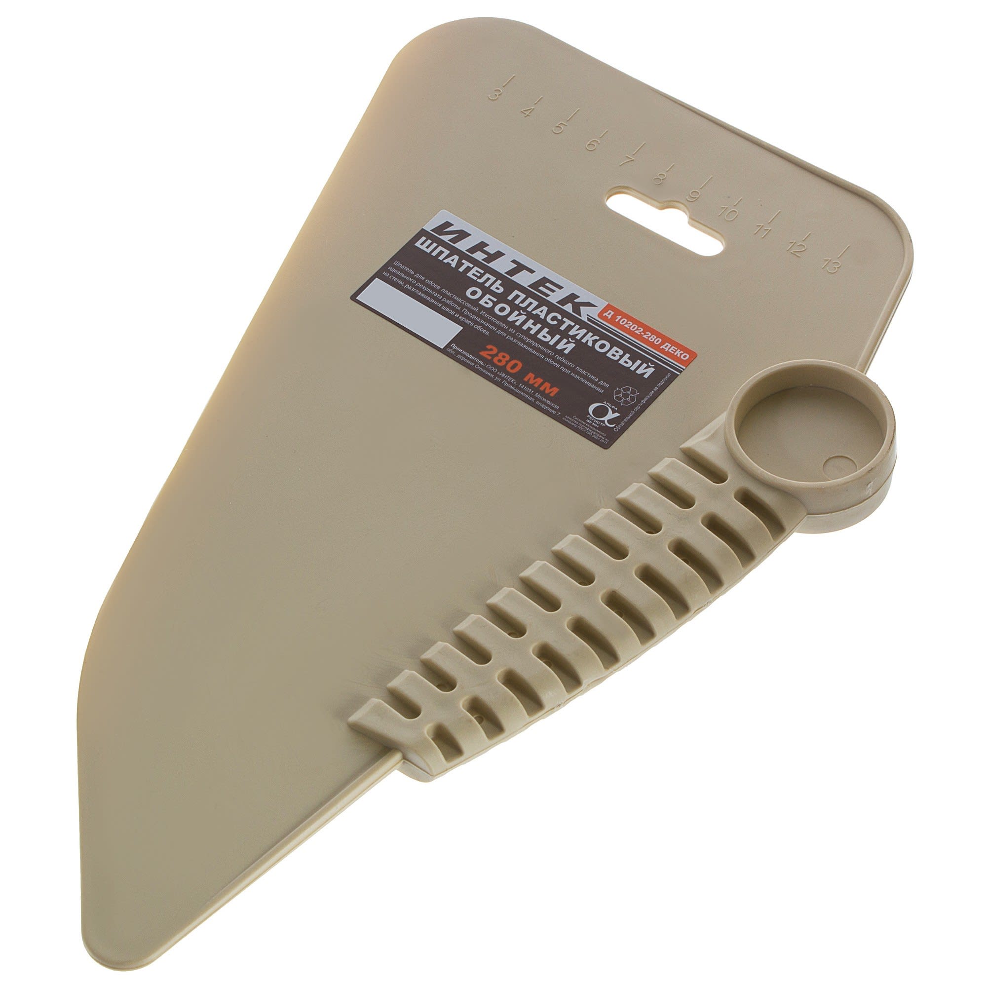 18728121 Шпатель пластиковый обойный Интек 280 мм Santreyd 