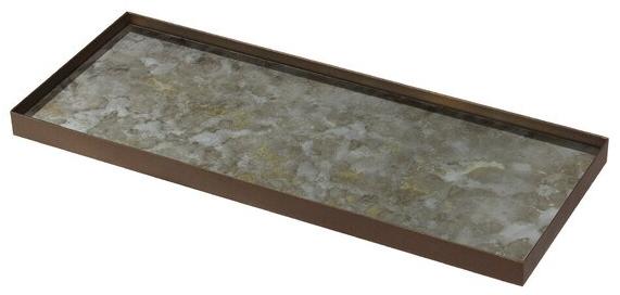 Ethnicraft Прямоугольный поднос из декорированного вручную стекла Organics sun-id-1389143 - Вид №1