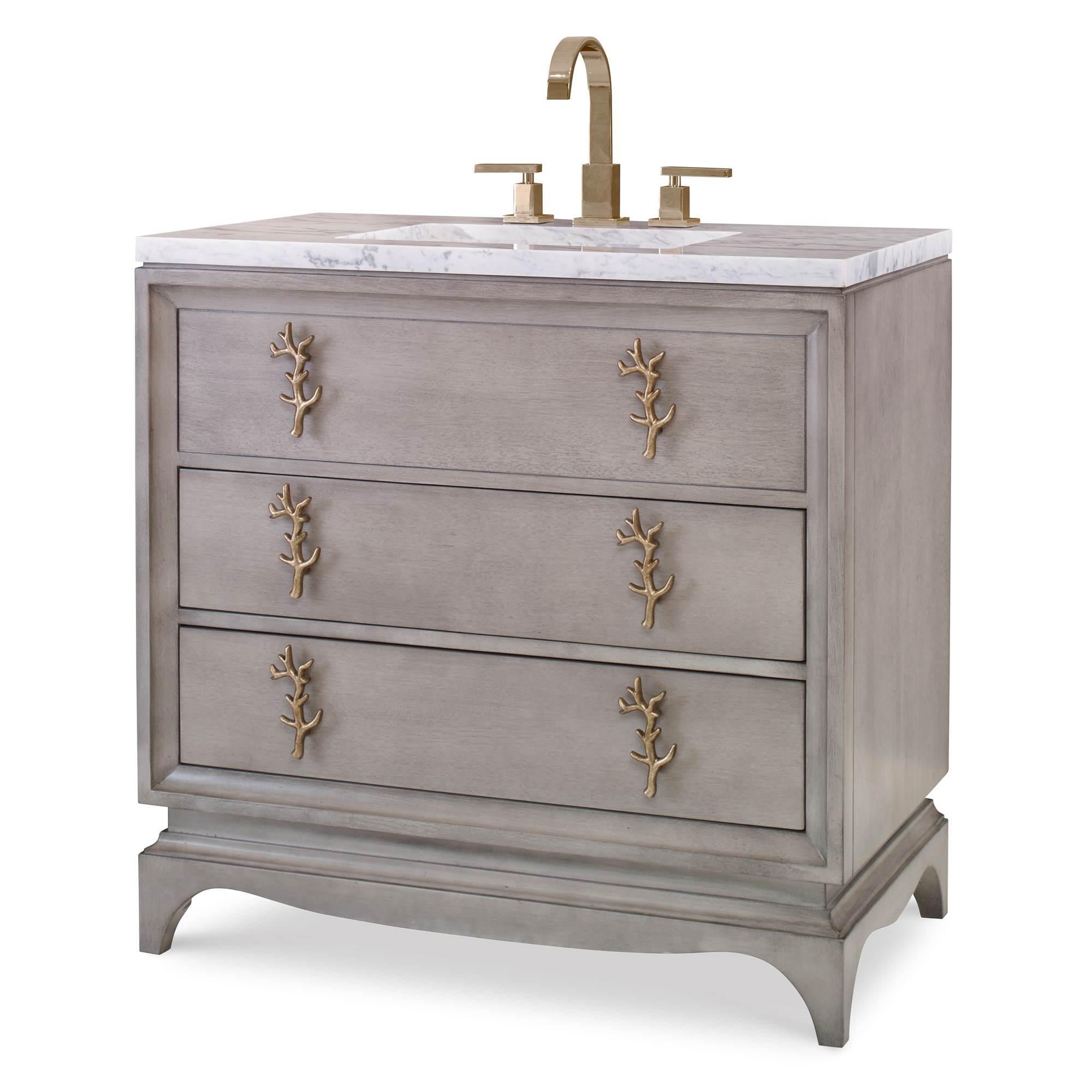 Тумбочка, средняя (от 34 до 36,5) 09201-110-301 Isla Sink Chest Ambella  - Вид №1