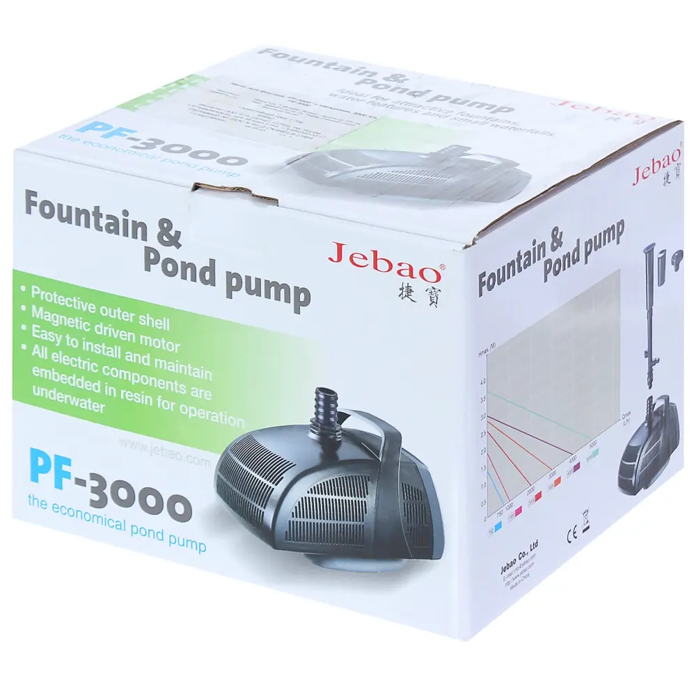 Насос для фонтана 3000 л/ч PF-3000, с насадкой Santreyd STLM-2125102 - Вид №4