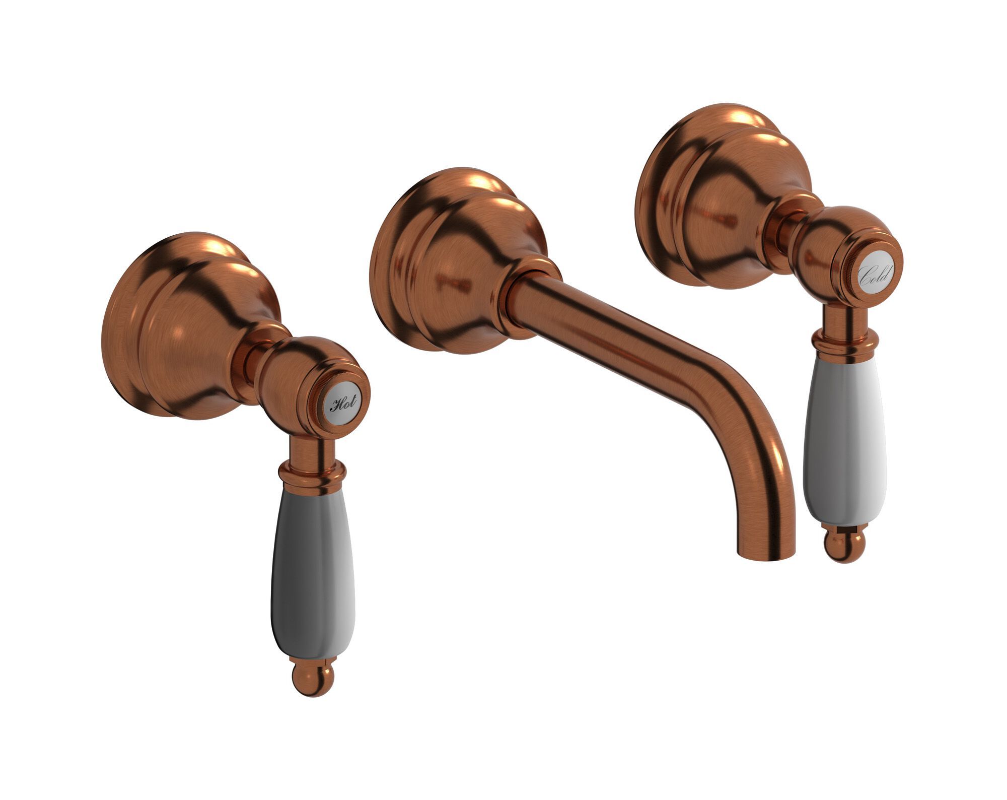 Настенный смеситель для раковины с 3 отверстиями IB Hermes + Hermes Elle ARCH-00105849 - Вид №4