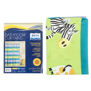 Штора для ванны Bath Plus Детская 180x200 см, полиэстер, цвет мультиколор