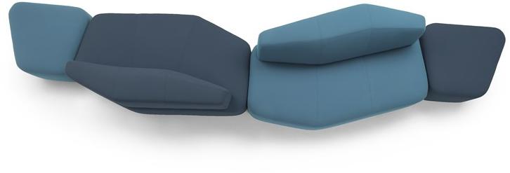 Marelli Модульный тканевый диван sun-id-1504159 - Вид №3