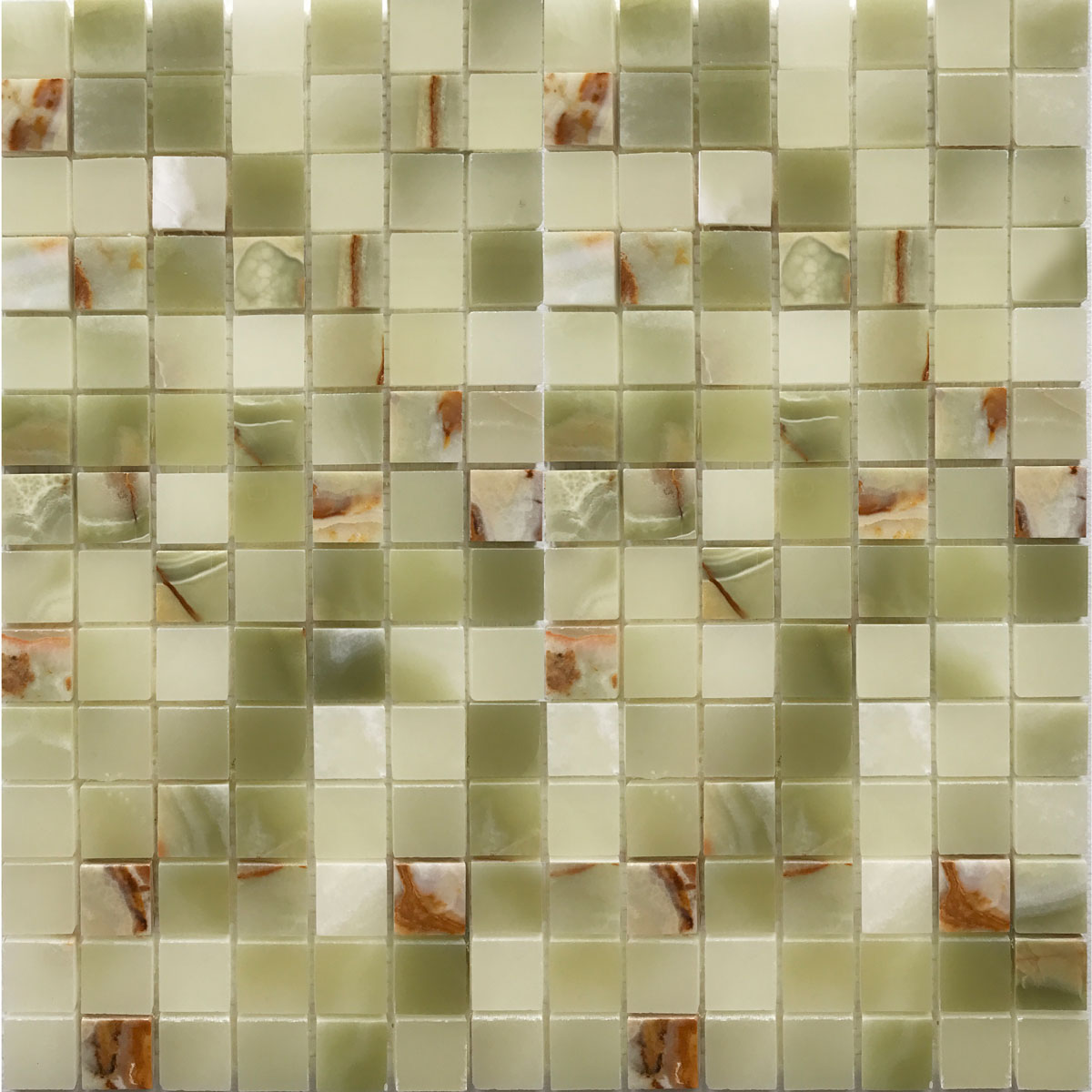 Мраморная мозаика Starmosaic Classic GREEN ONYX – Элегантность в каждом квадрате STP-ST113