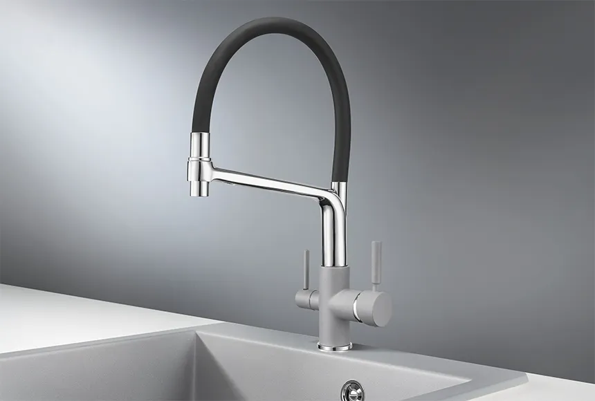 0083, АЛЮМИНИУМ, СМЕСИТЕЛЬ КУХОННЫЙ GRANULA 83-ST135