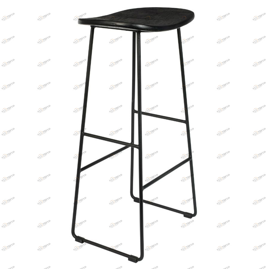 Стул барный Tangle, черный White Label Living 1500075