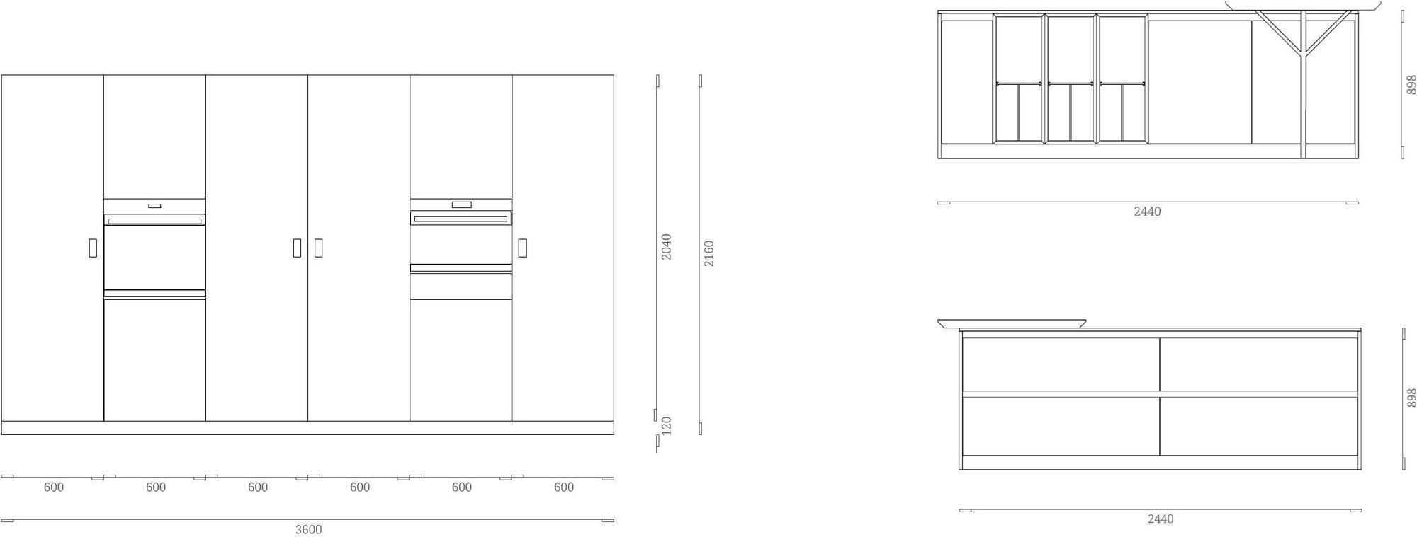 Febal Casa Лаковая кухня с островом с ручками sun-id-1460014 - Вид №8