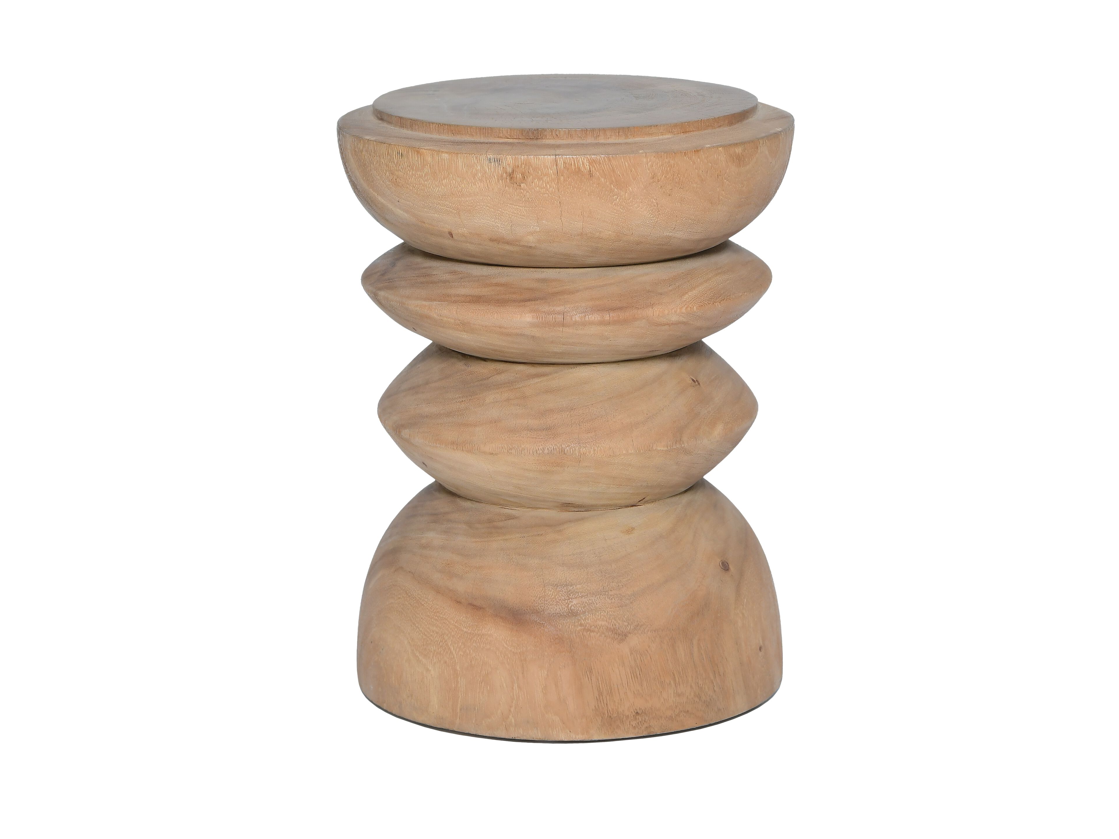 Низкий стул / круглый деревянный садовый журнальный столик cbdesign деревенский стул ARCH-00105864