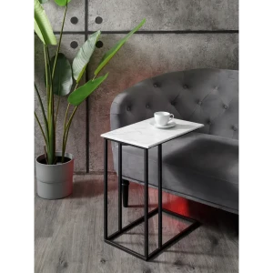 92020598 Стол прямоугольный Callisto mobili 53x32.5x60.5 см белый STLM-1482632