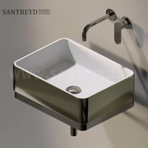 MWL48PLATINUM Подвесная раковина настенная прямоугольная Ceramica Flaminia Miniwash