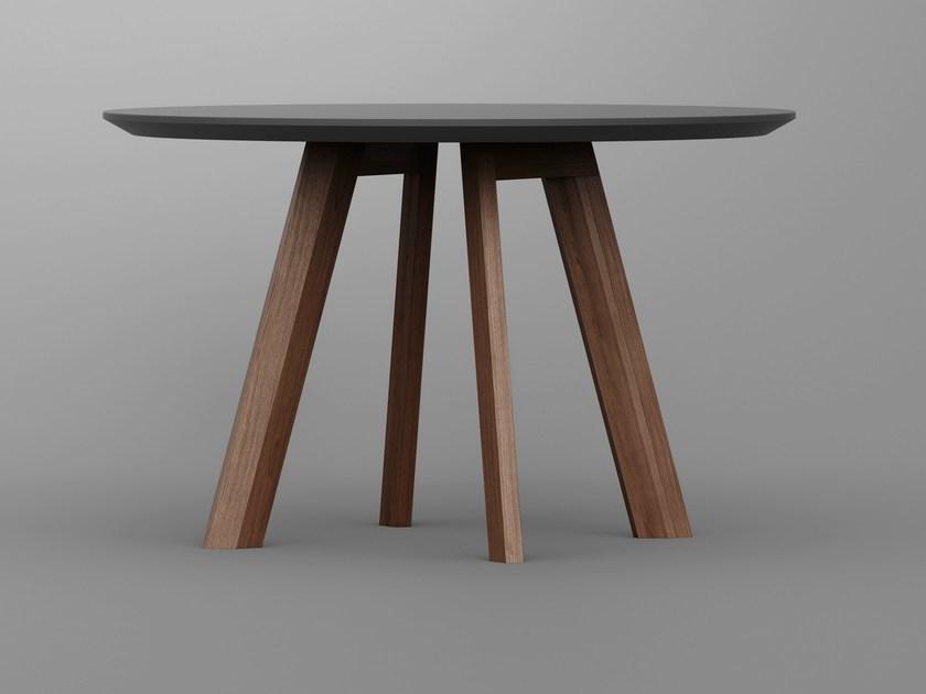 Vitamin Design Круглый деревянный стол Rhombi sun-id-1461846 - Вид №1