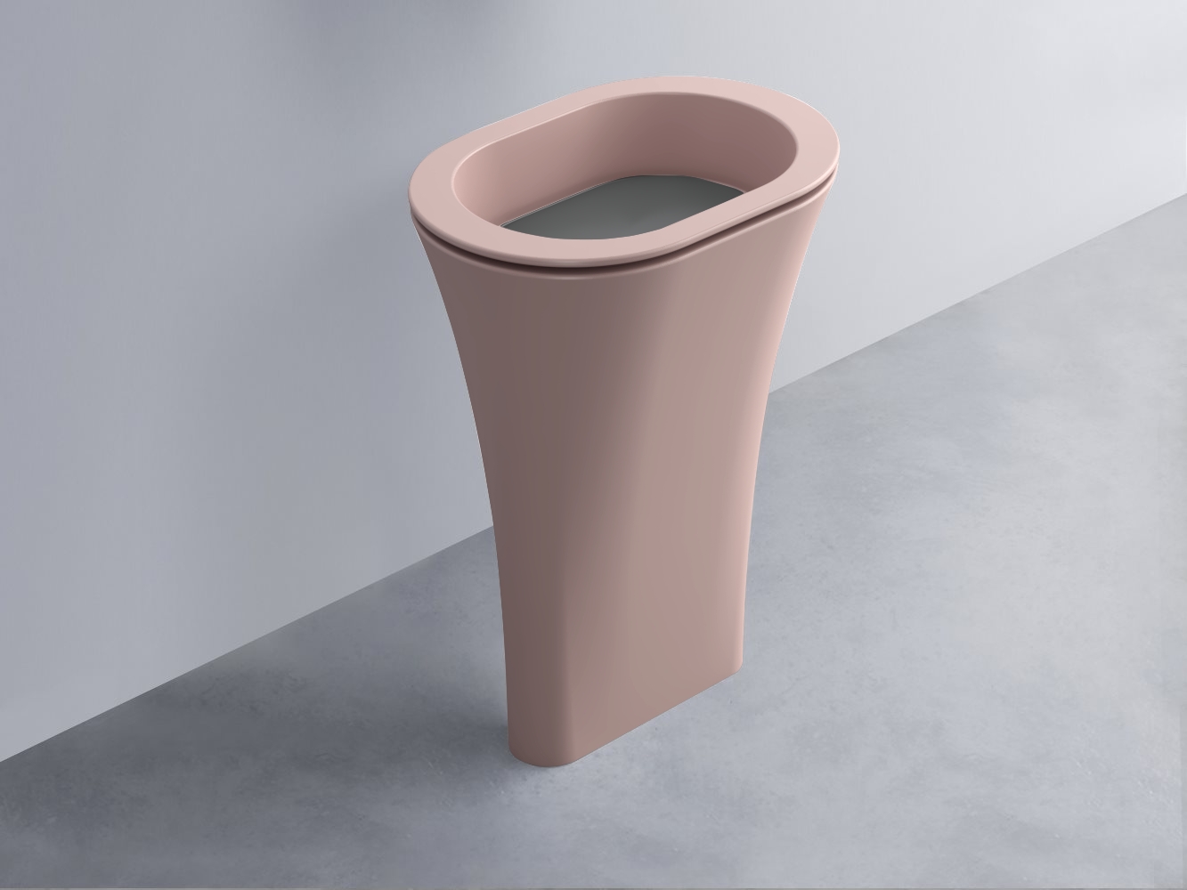 AMLA65-CP+AMPILO-CM+AMCOLO-CP Раковина Amedeo Ovale отдельностоящая cielo Enjoy + Amedeo Ceramica Cielo