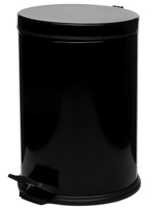 Вёдра с педалью и крышкой Aquila 12L Black NAVAKO
