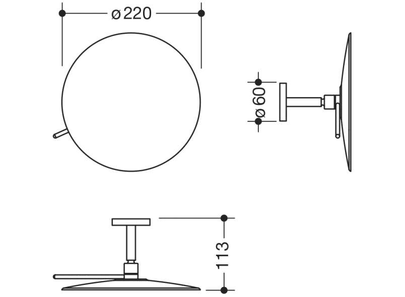 950.01.23001 косметика HEWI Spiegel  - Вид №2
