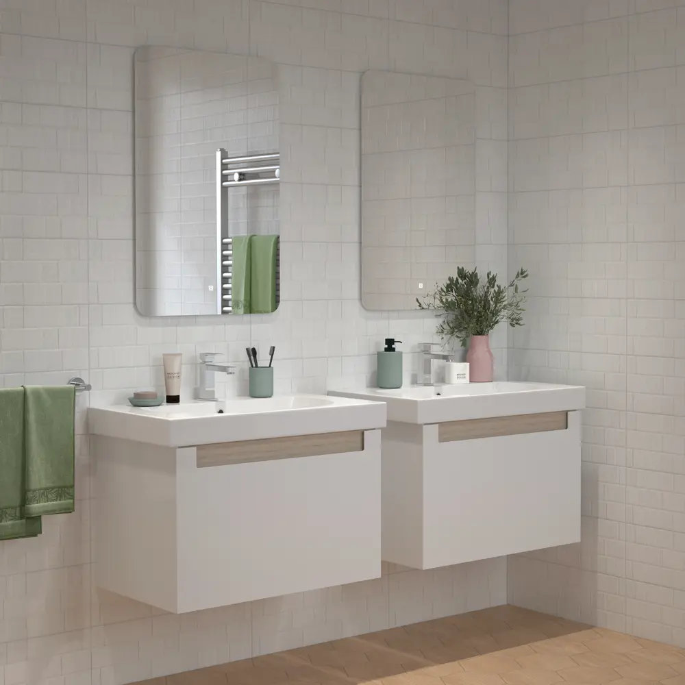 Плитка настенная Kerama Marazzi Сигма 20x60 см 1.2 м² матовая цвет белый антик STLM-2189168 - Вид №4