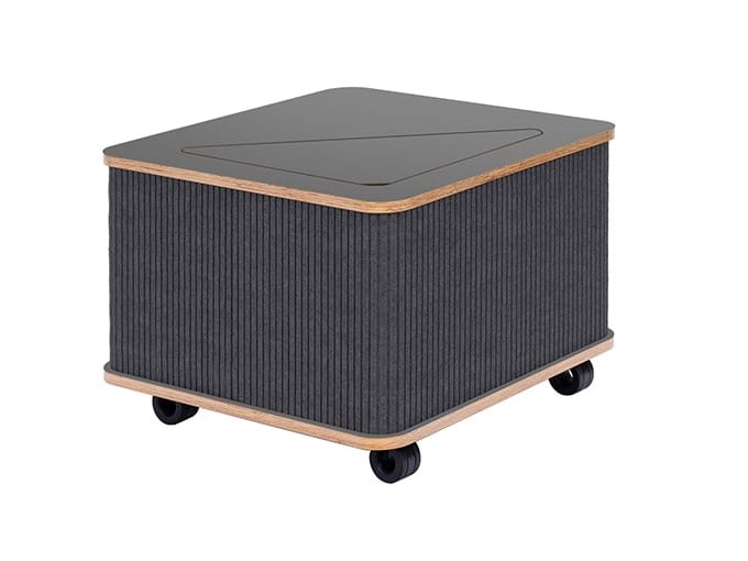 Низкий журнальный столик из войлока с колесами Askia THE CATCHER ARCH-00150503 - Вид №8