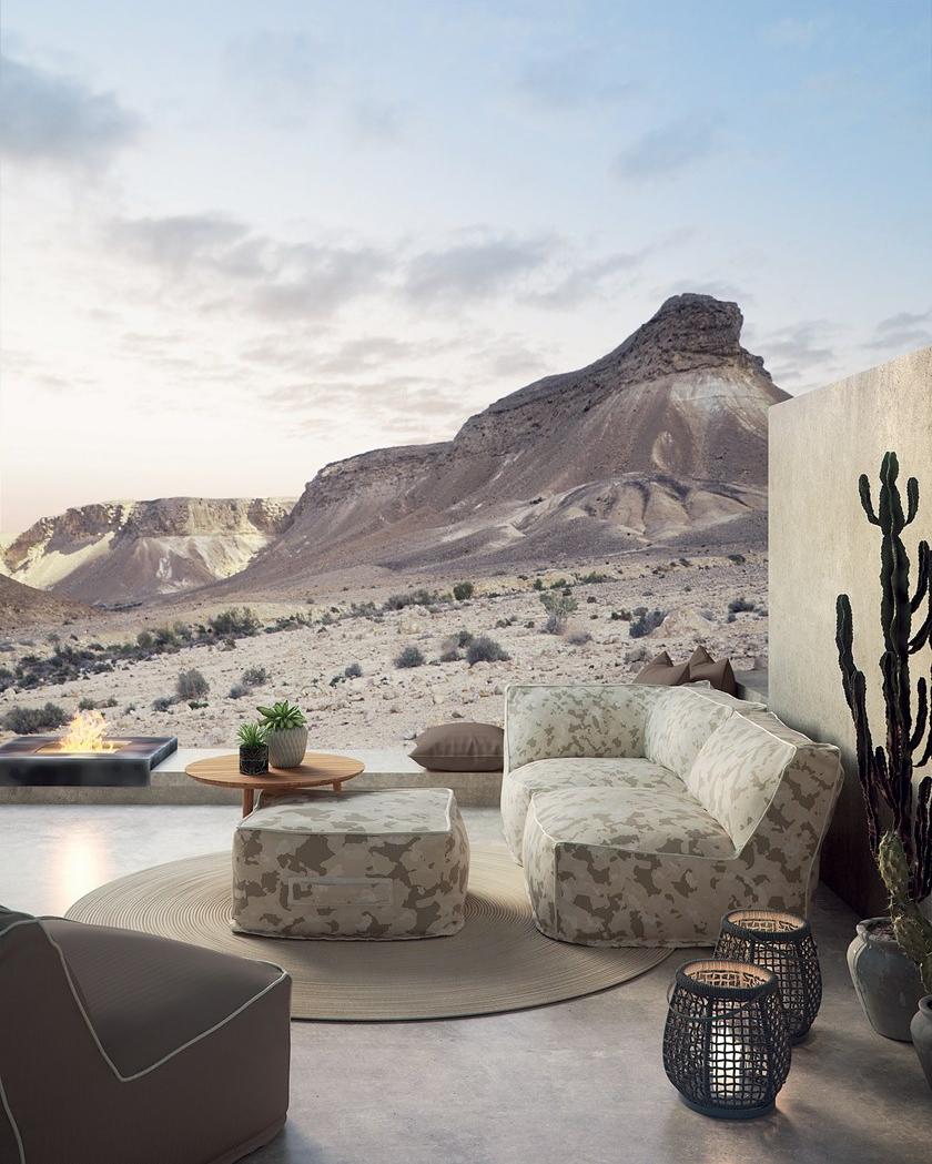 Atmosphera Низкий круглый садовый столик из тика Medusa Mu.tc. - Вид №2