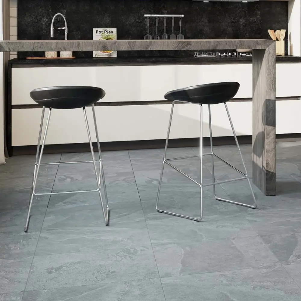 Estima NV03 - керамогранит серый 80×80 см с текстурой камня 84241003