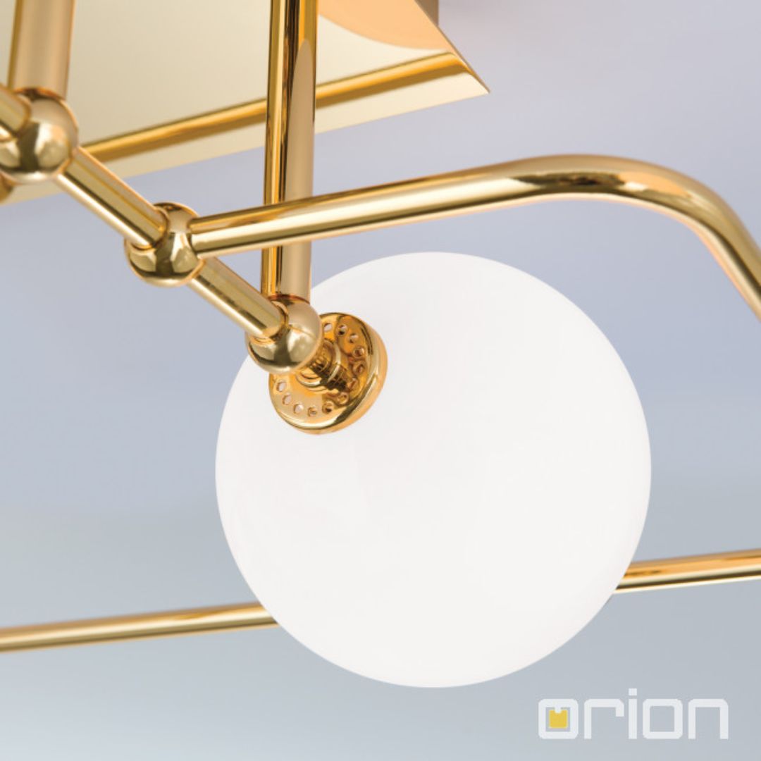 Orion DL 7-658/5 gold/503 светильник потолочный Pipes 119484 - Вид №1