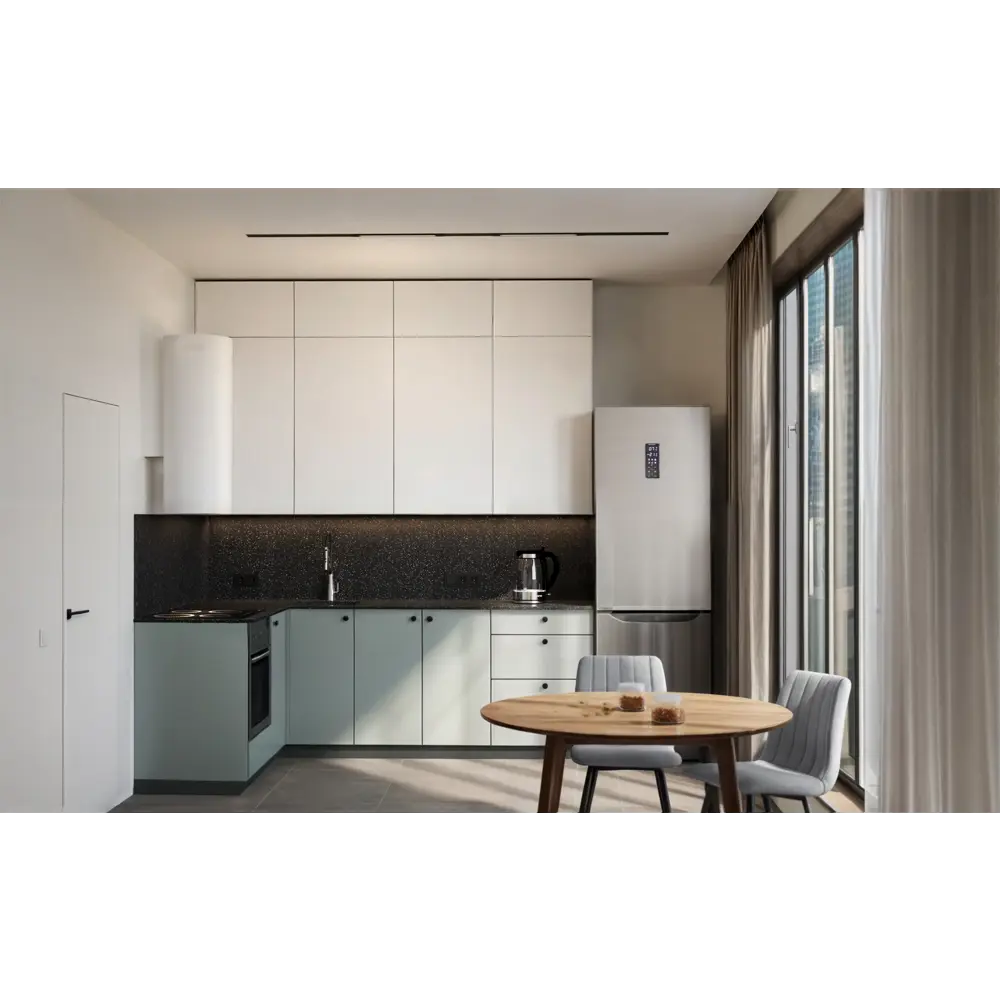 Стол кухонный Марсель круглый дерево 90x90x75 см цвет венге Santreyd STLM-2189053 - Вид №7