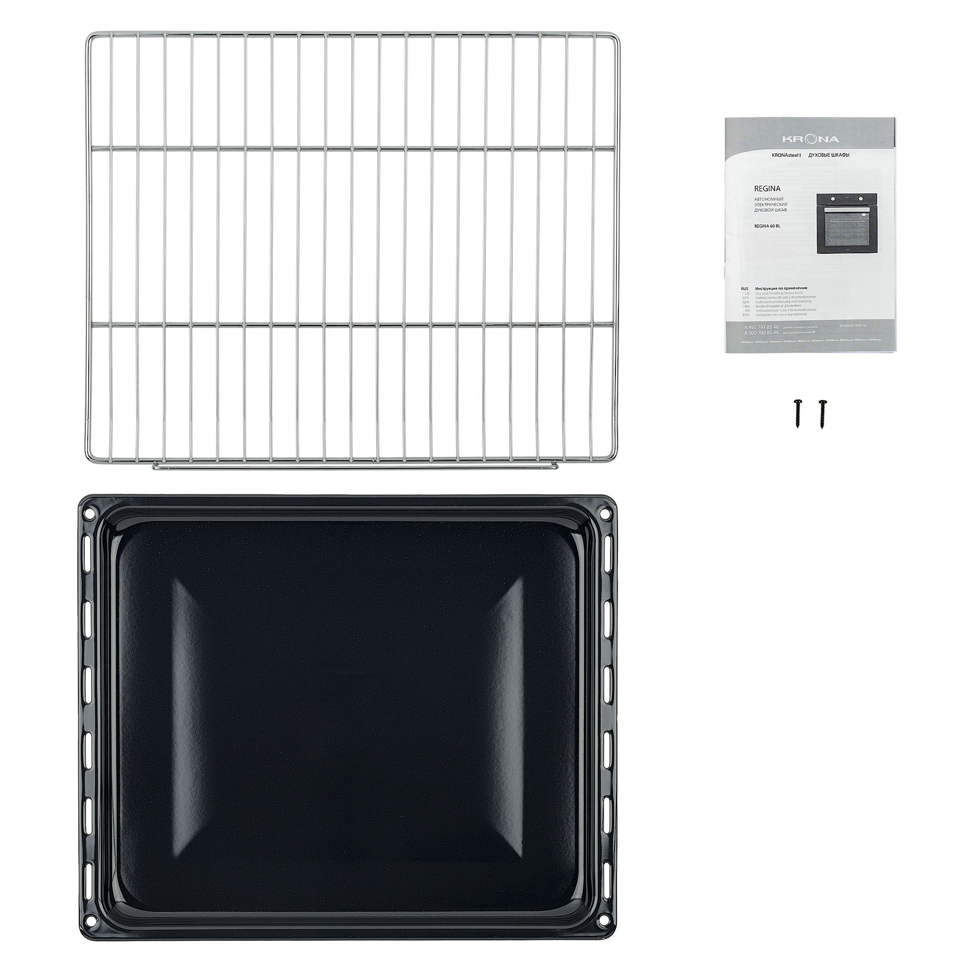 5355340 Электрический духовой шкаф KRONA REGINA 60 WH белый KRONA1 STDN-0117815 - Вид №7