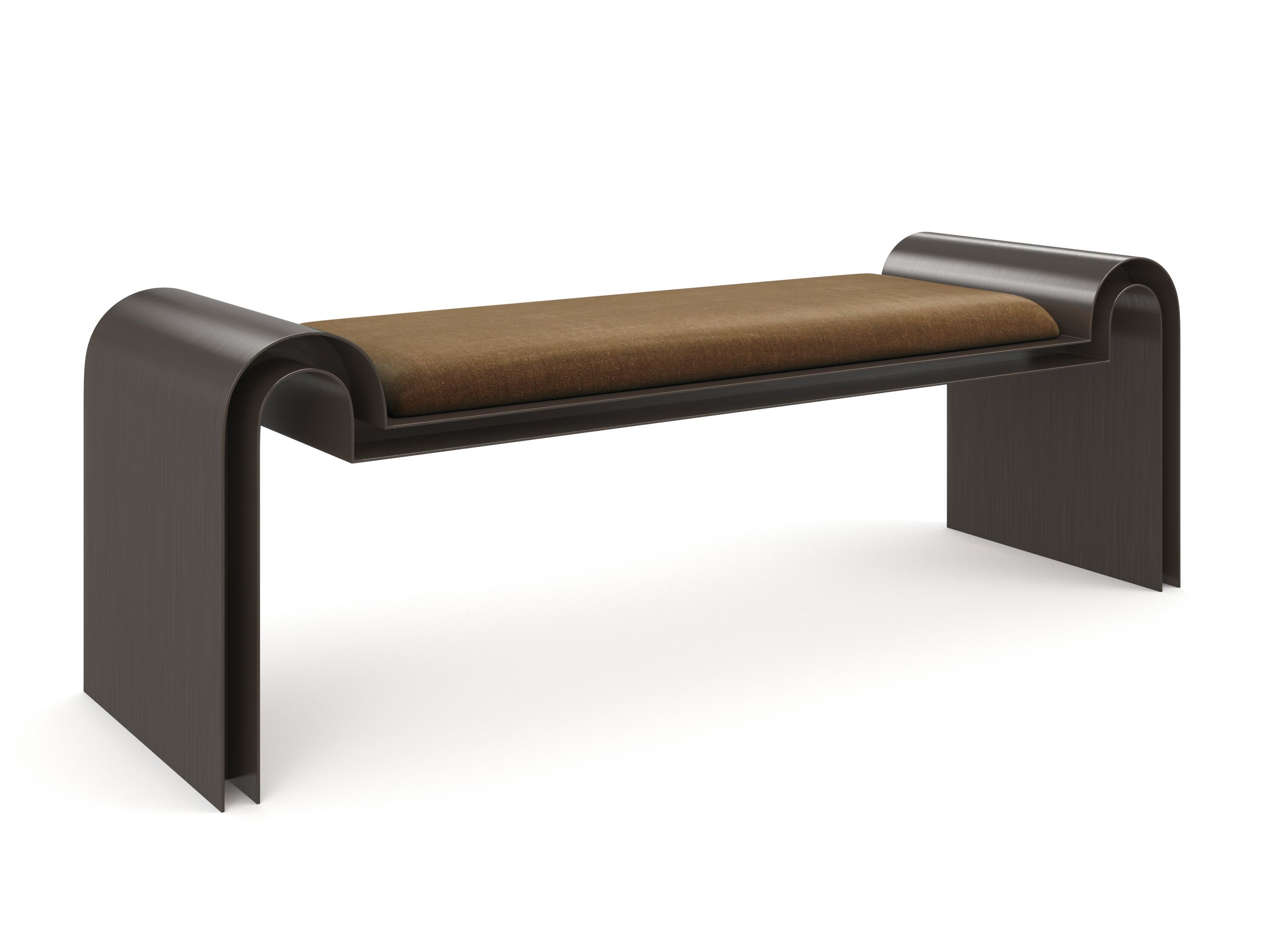 Мягкая скамейка из ткани Caracole BEAU ARCH-00049839 - Вид №1