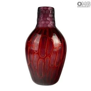 2510 ORIGINALMURANOGLASS Дутая ваза из муранского стекла - мастер Adriano dalla Valentina - Original Murano Glass OMG 13 см