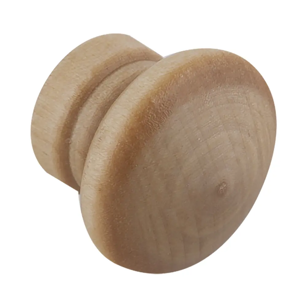 Мебельная ручка-кнопка матовое дерево ELEMENT STLM-2027038