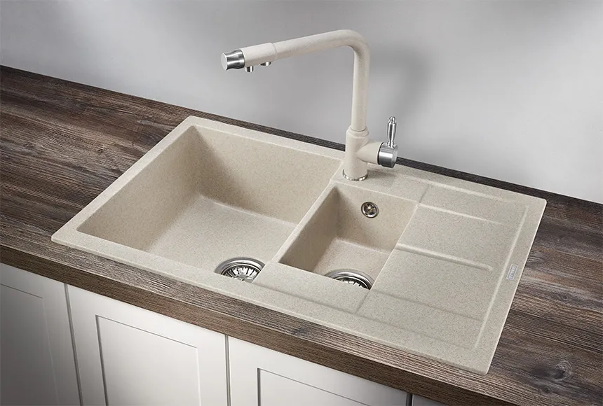 7802, ПИРИТ, кухонная мойка, кварц GRANULA 7802-ST236