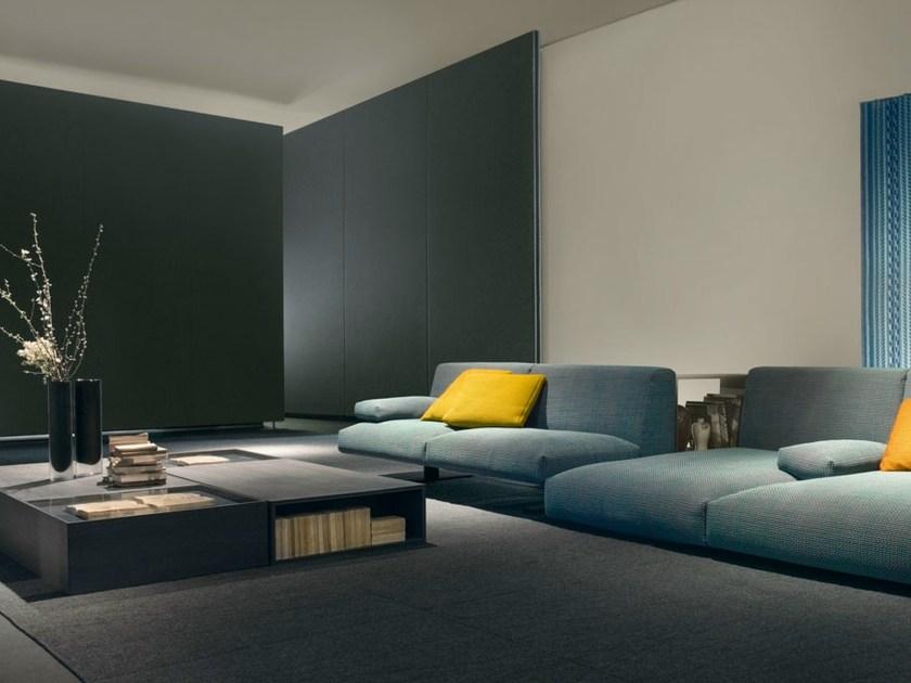 Paola Lenti Низкий деревянный журнальный столик с журнальной полкой Edel sun-id-1447031 - Вид №2