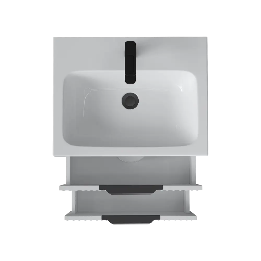 Тумба под раковину Флай 60.2Y напольная 57 см цвет белый Santreyd Тумба напольная STLM-2008457 - Вид №3